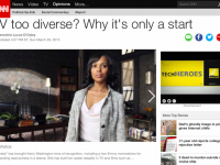 CNN: TV too diverse? Why it’s only a start
