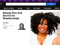 Yahoo Beauty: Beauty Dos and Don’ts for Relationships from Belle